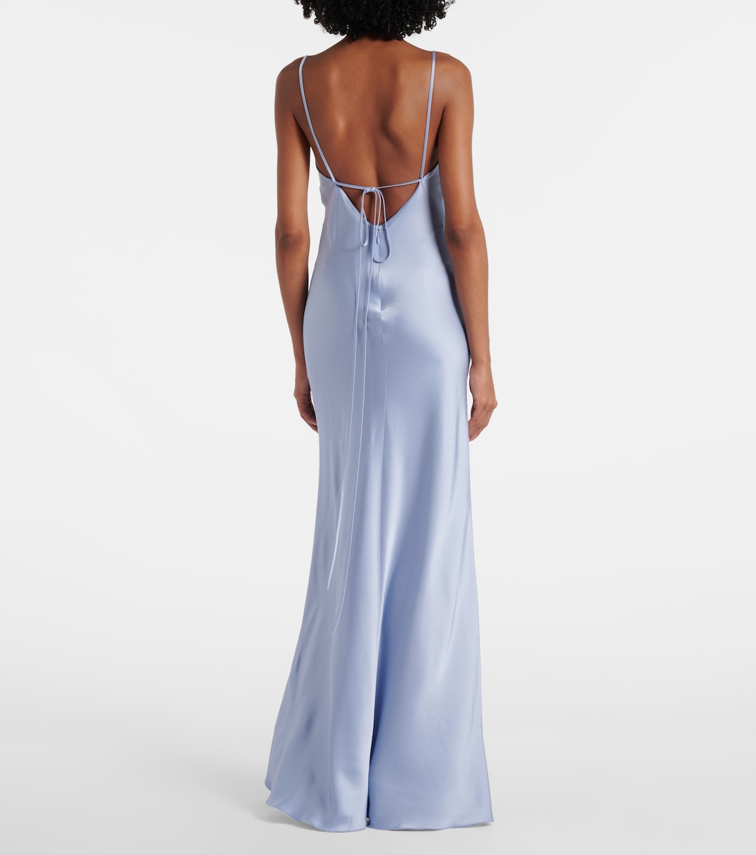 Robe aus Satin | Victoria Beckham