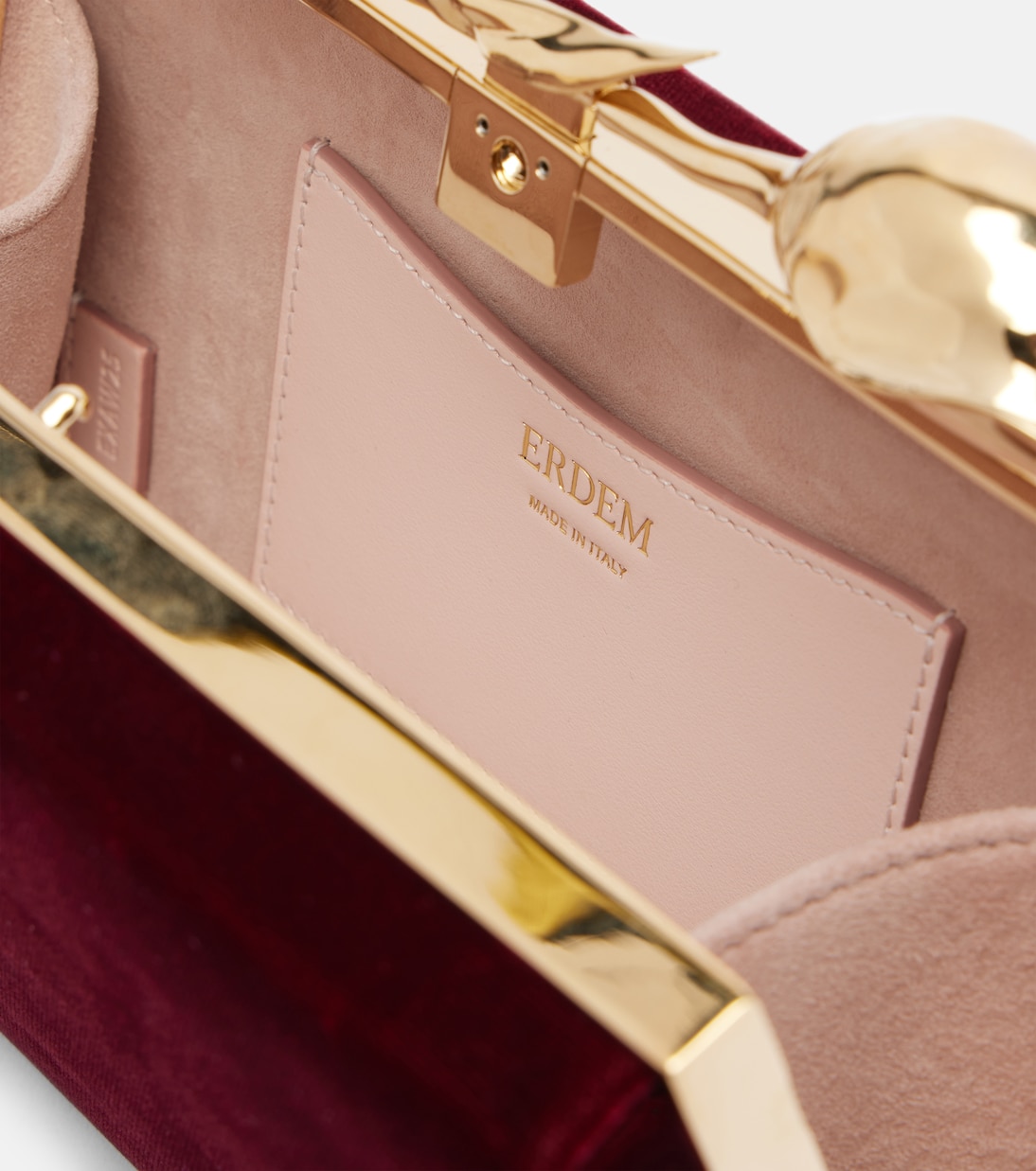 Bloom Mini velvet clutch | Erdem