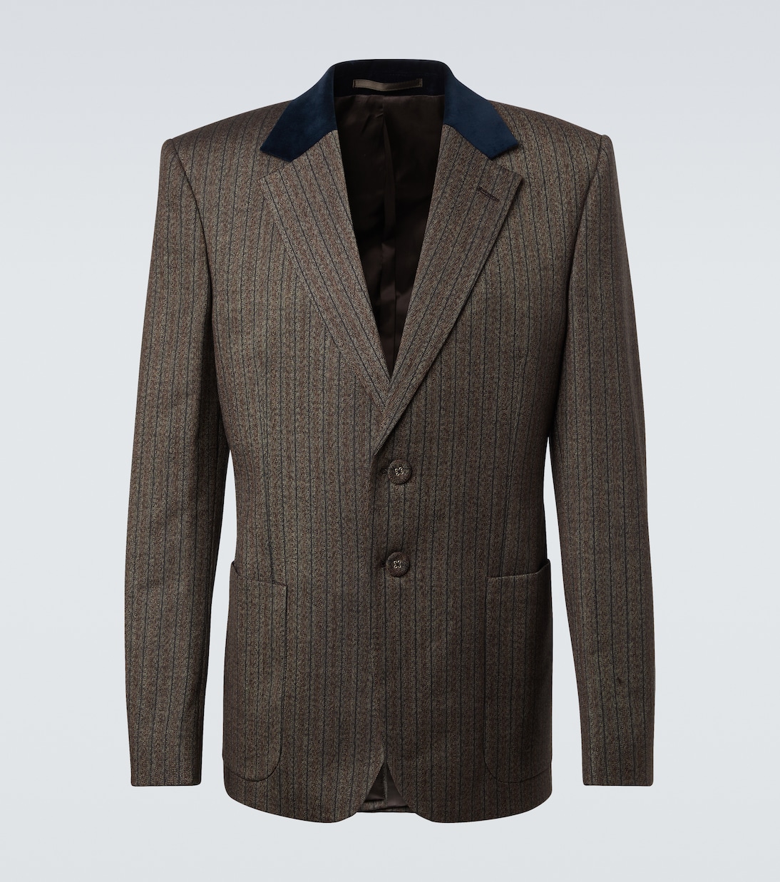Alto pinstripe wool-blend blazer | Wales Bonner