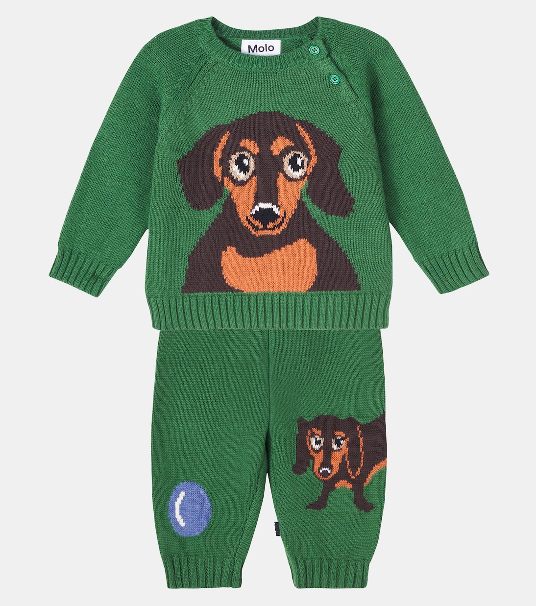 Baby Bless sweater and Sol sweatpants set | Molo