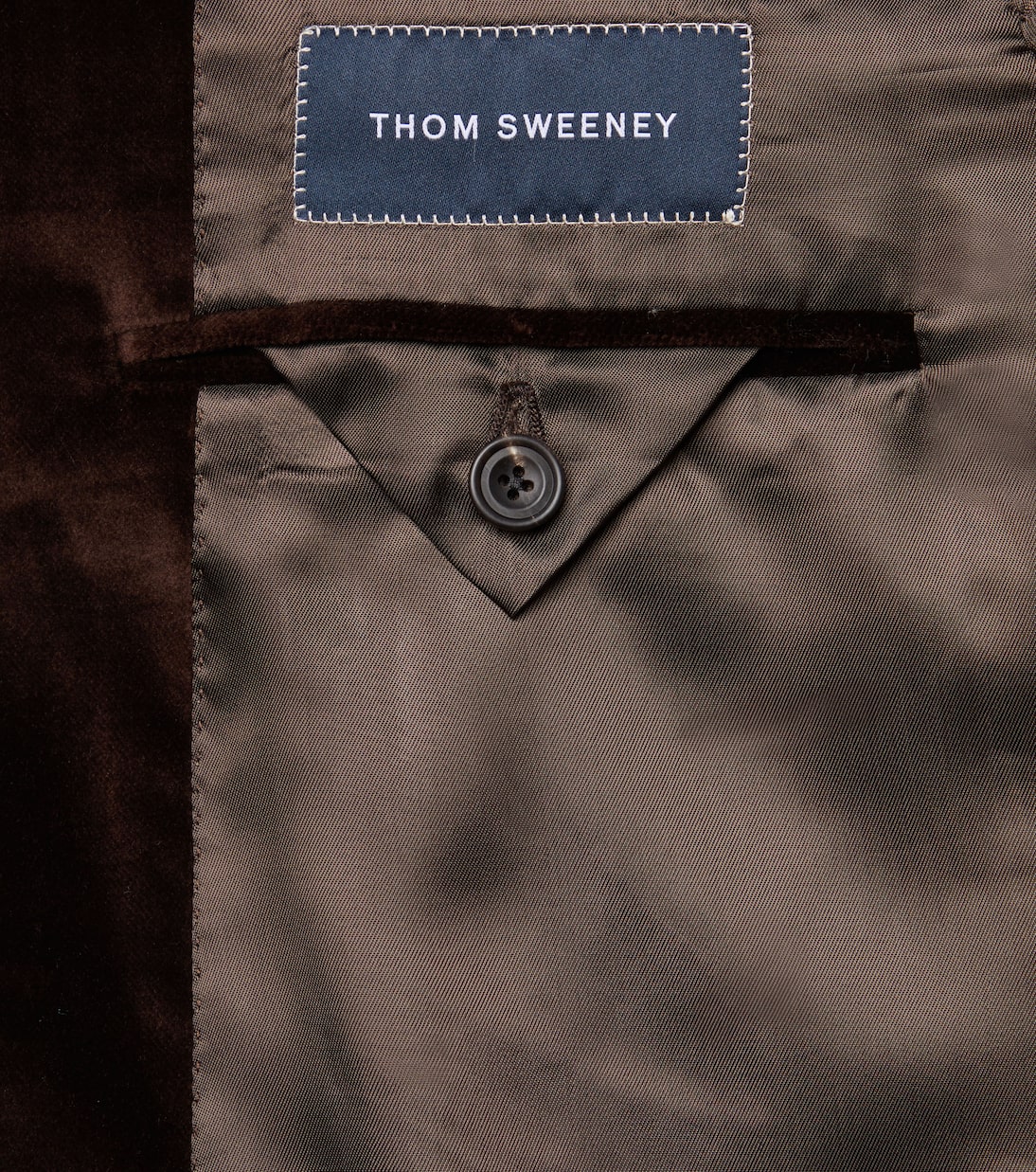 Cotton velvet blazer | Thom Sweeney