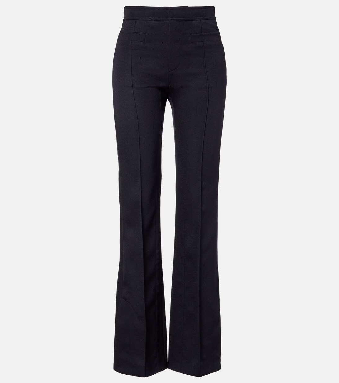Virgin wool gabardine flared pants | Chloé