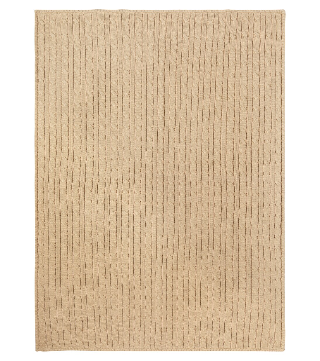 Coperta in maglia di cotone a trecce | Polo Ralph Lauren Kids