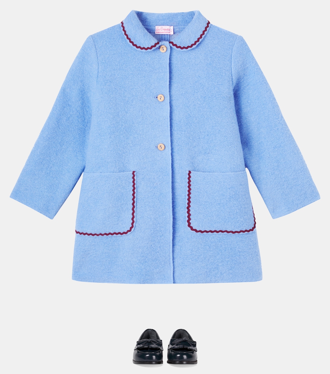 Henrietta wool-blend coat | La Coqueta