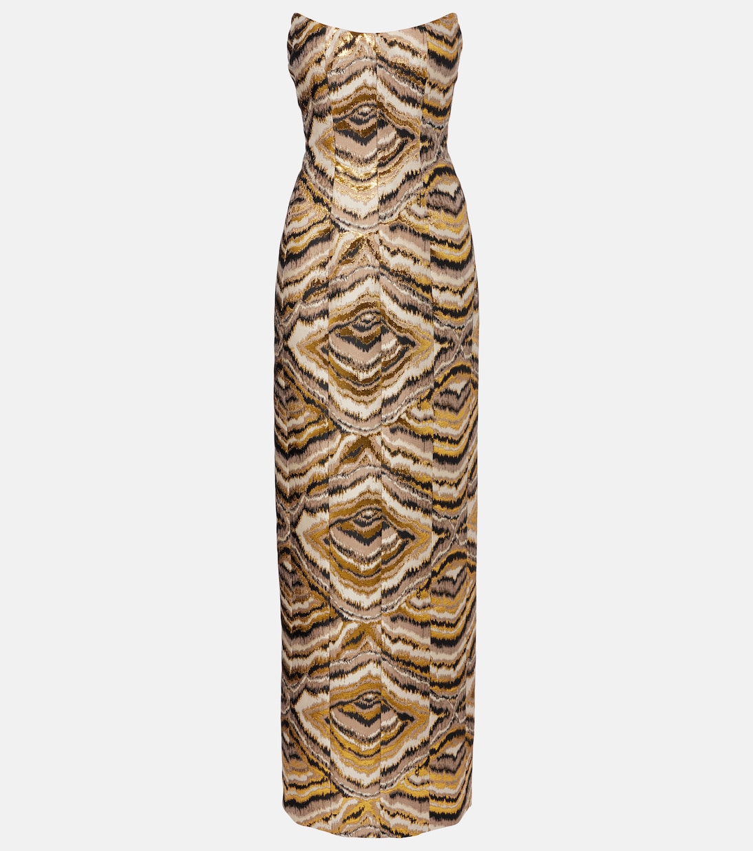 Odessa paneled jacquard gown | Markarian