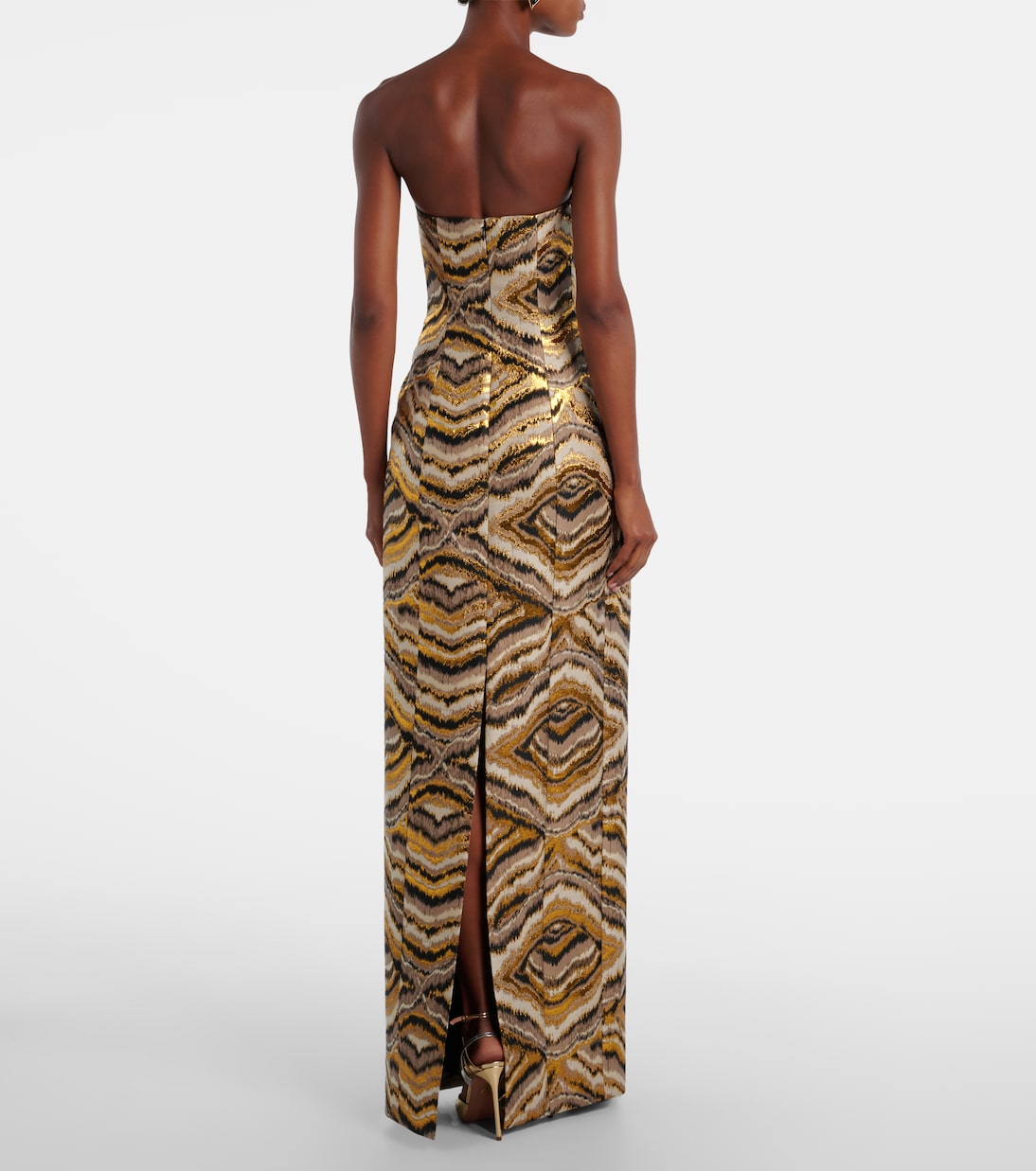 Odessa paneled jacquard gown | Markarian