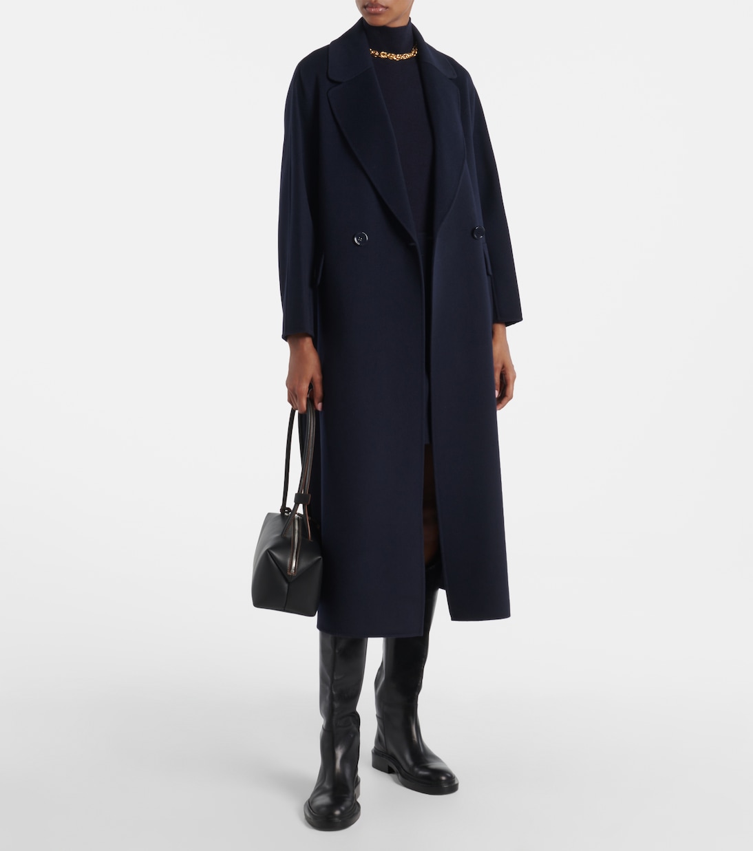 Belted virgin wool coat | 'S Max Mara