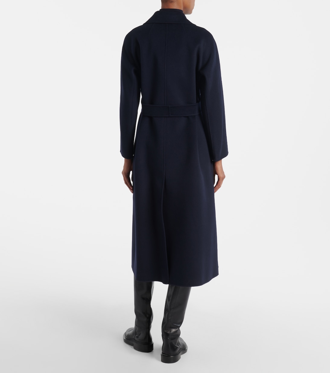 Belted virgin wool coat | 'S Max Mara