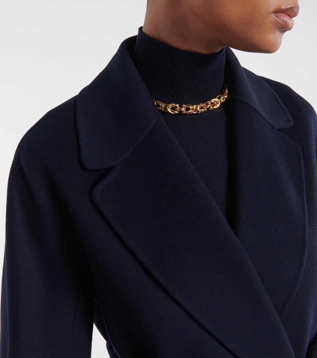 Belted virgin wool coat | 'S Max Mara