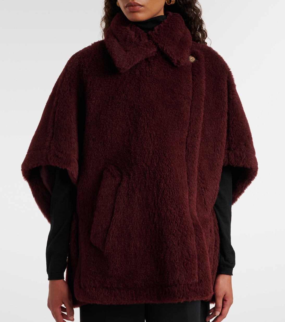 Capa Tebe en mezcla de alpaca y lana | Max Mara