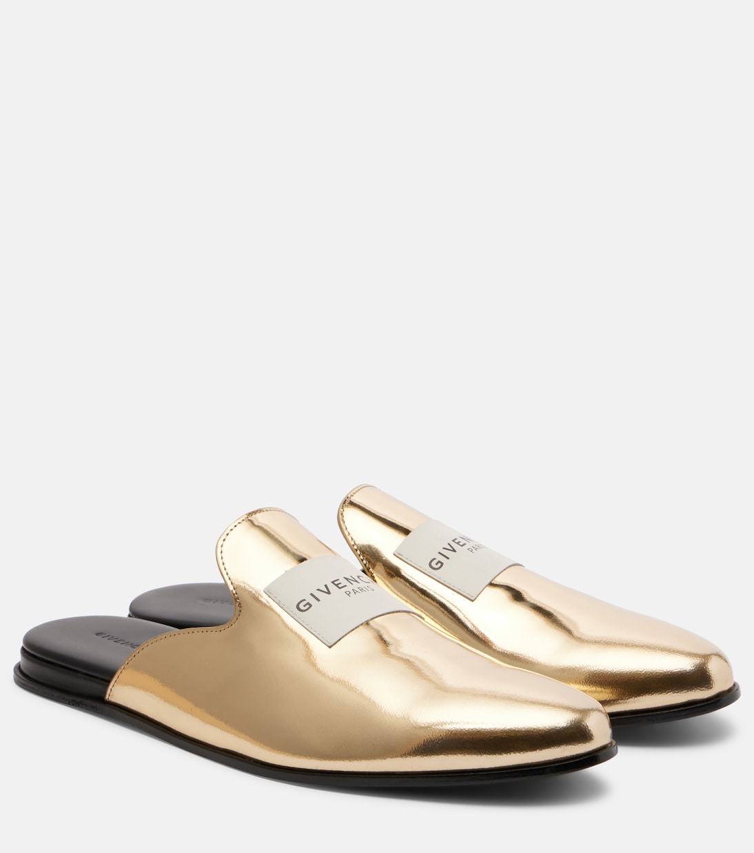 Logo mirrored leather mules | Givenchy