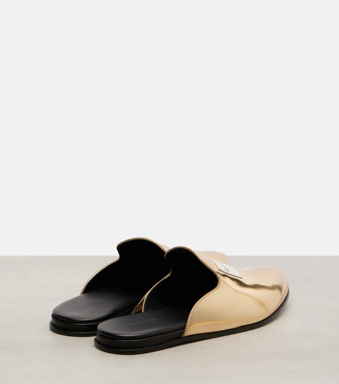 Logo mirrored leather mules | Givenchy