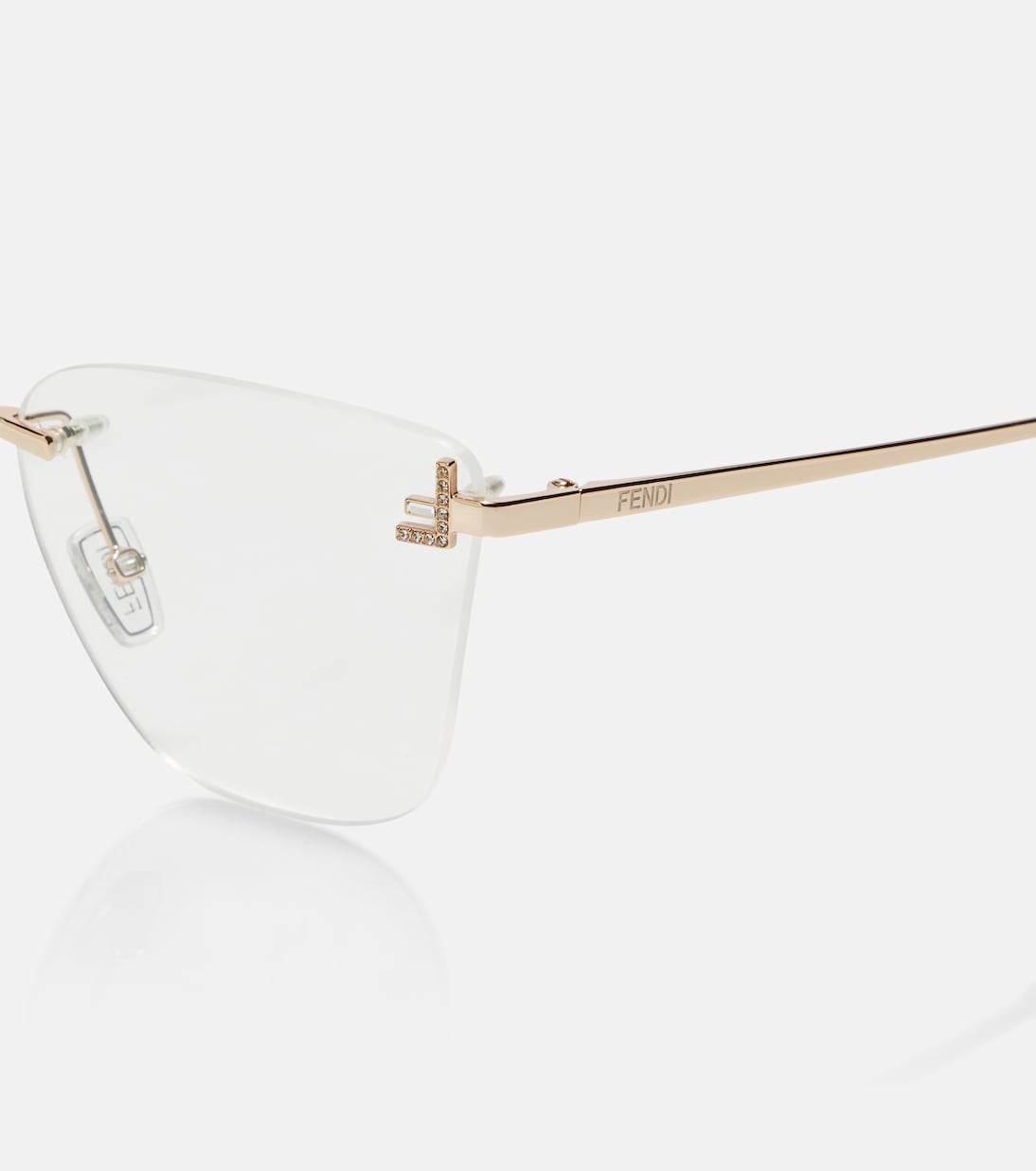 Lunettes Fendi First Crystal œil-de-chat | Fendi