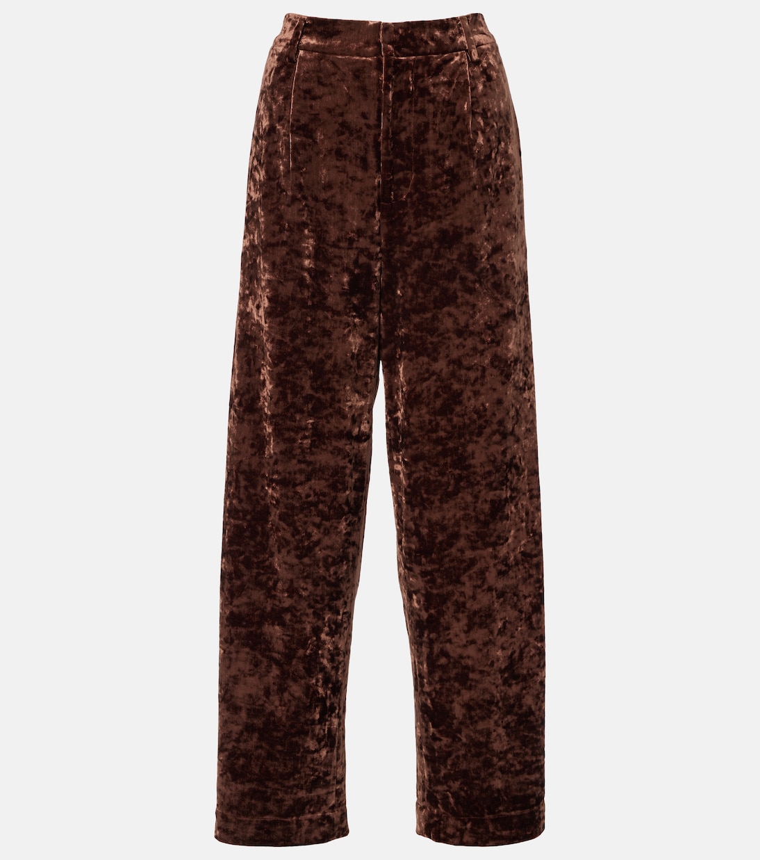 Velvet straight pants | Xu Zhi