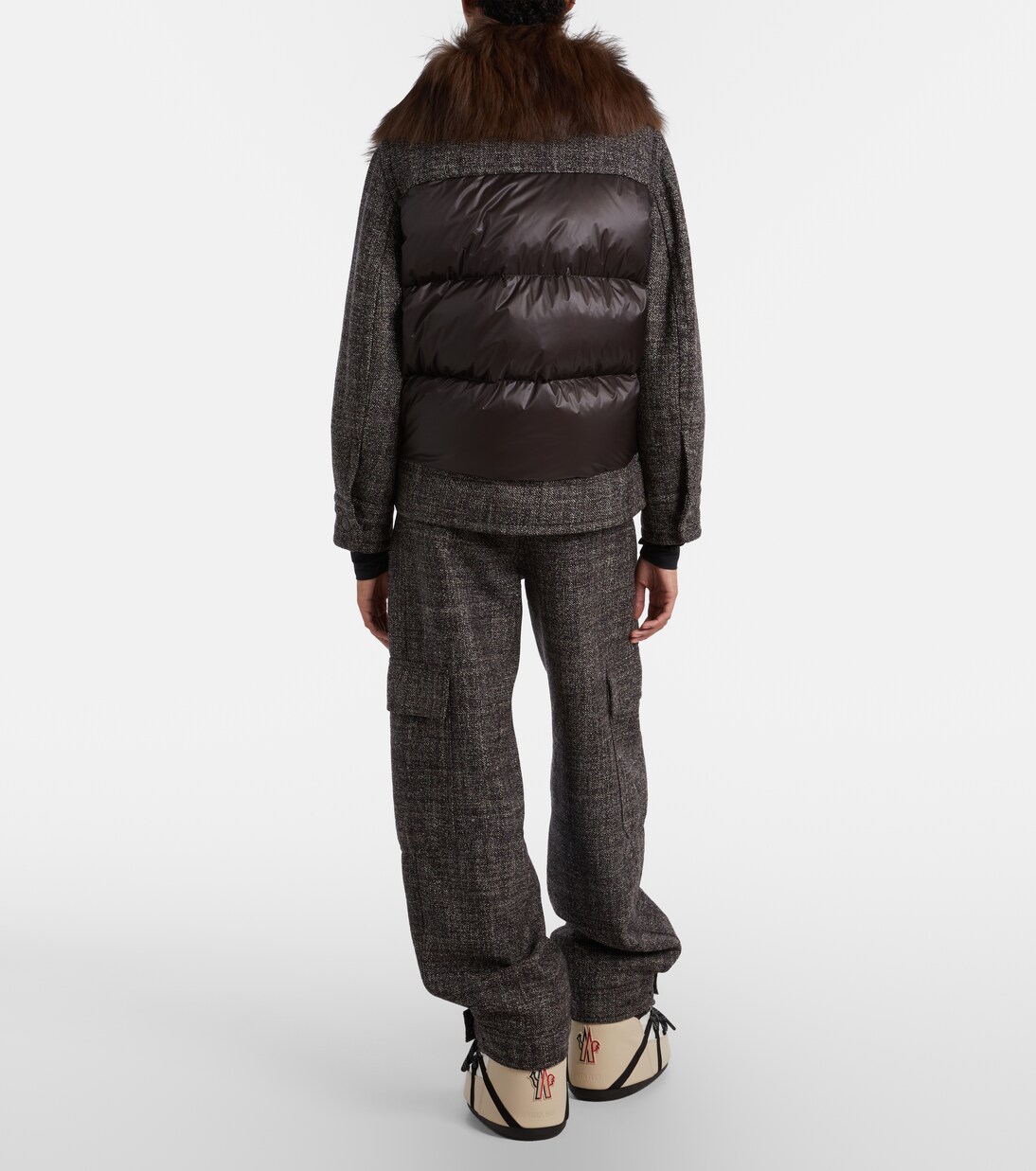 Chaqueta de esquí de plumas Faite de lana virgen | Moncler Grenoble