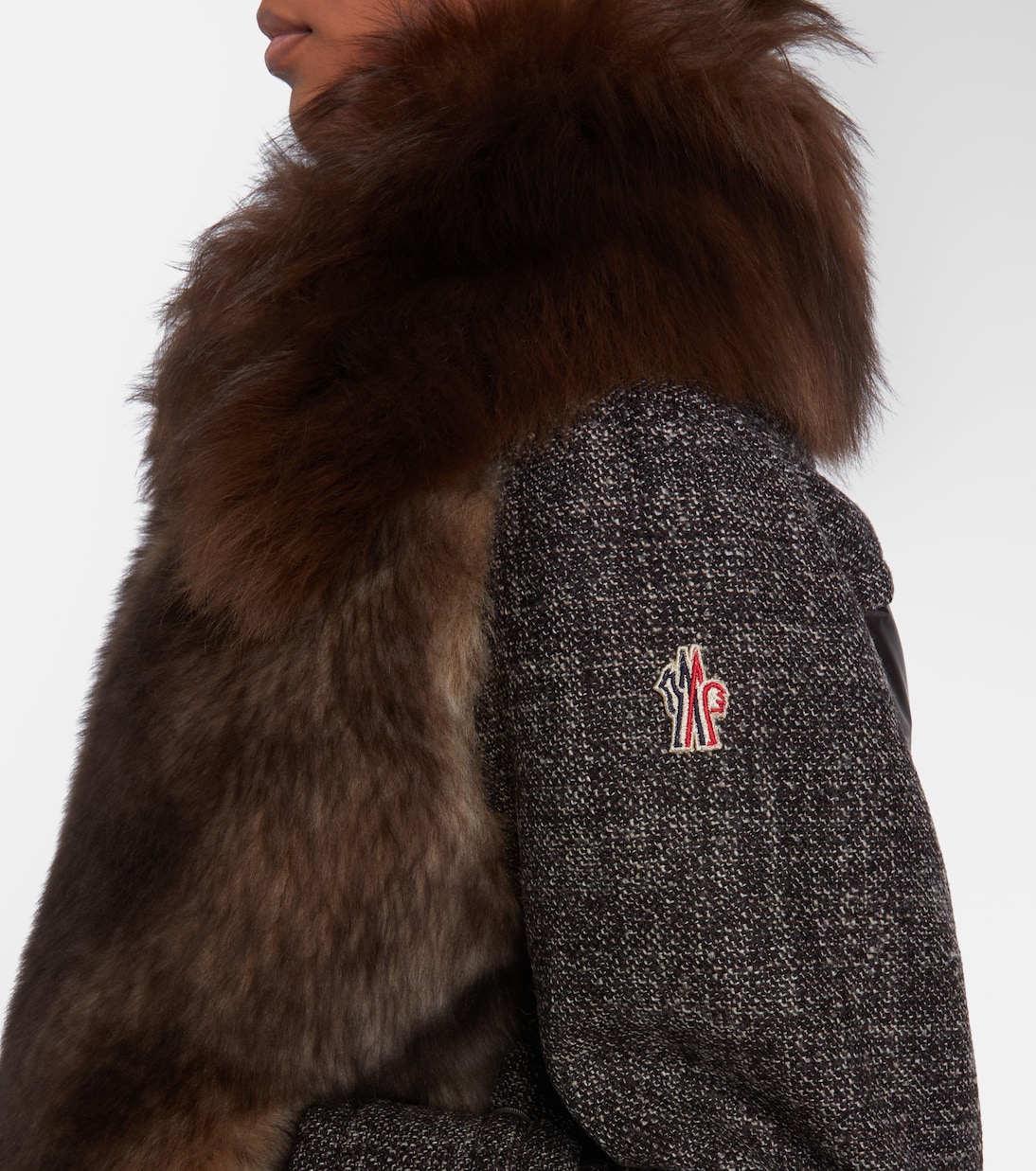 Chaqueta de esquí de plumas Faite de lana virgen | Moncler Grenoble