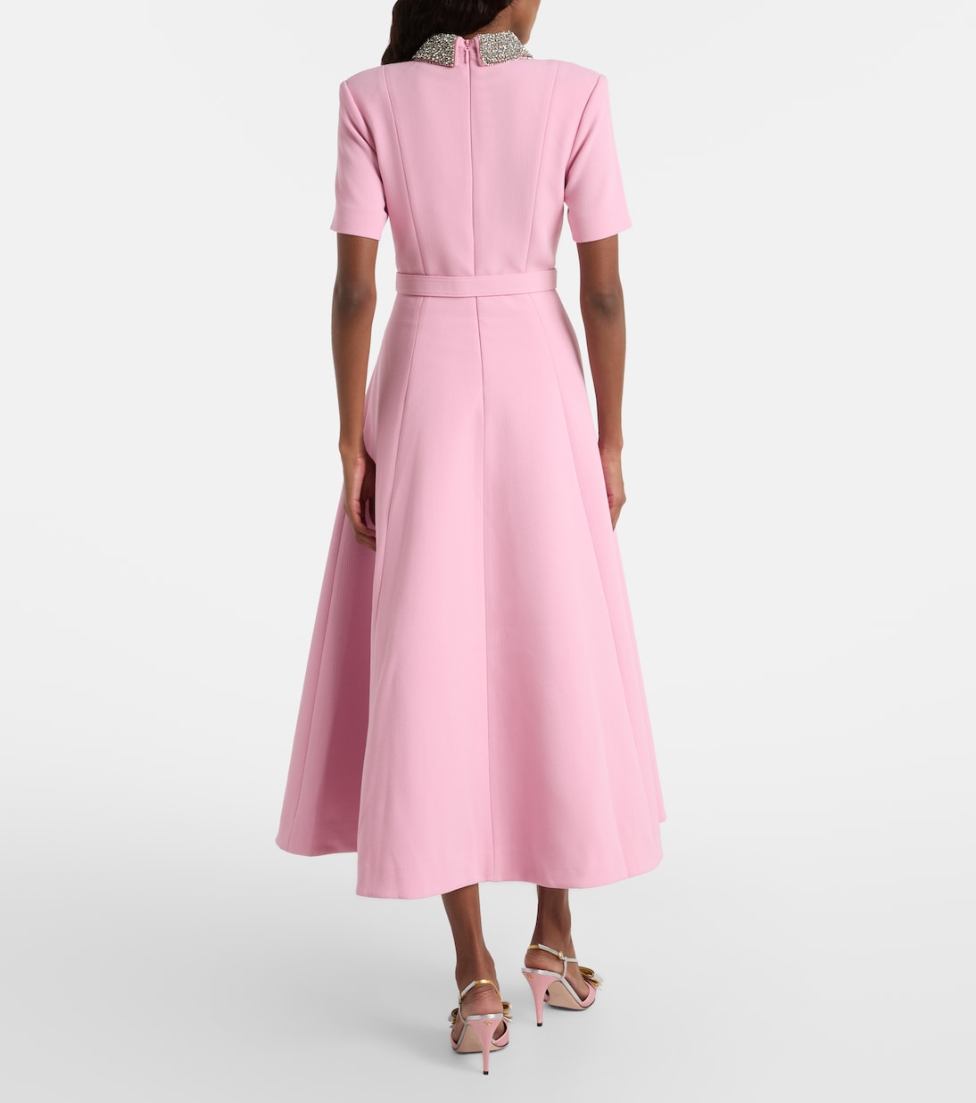 Xena embellished crêpe midi dress | Rebecca Vallance