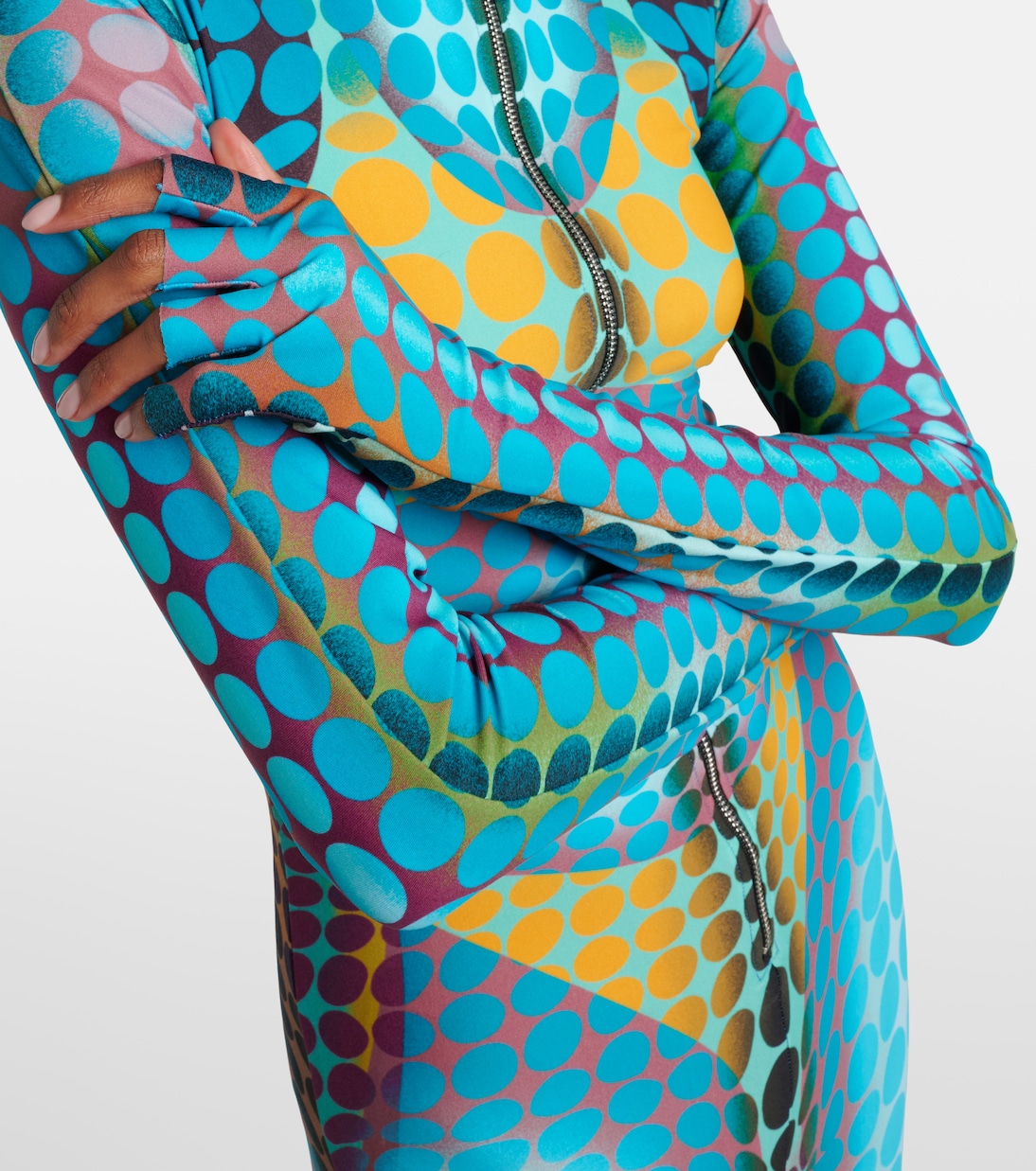 Printed hooded jumpsuit | Jean Paul Gaultier