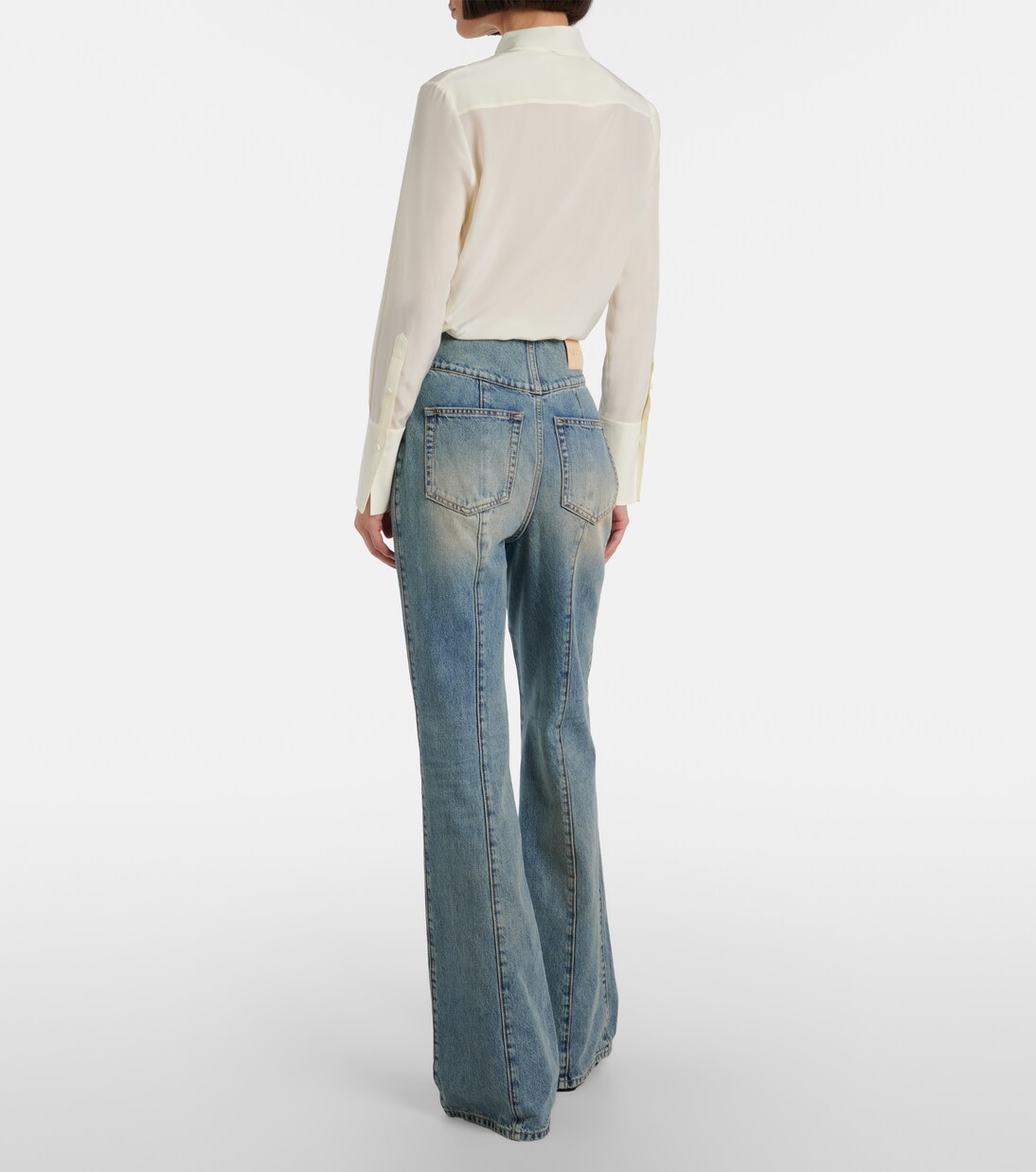 High-Rise Wide-Leg Jeans | McQueen