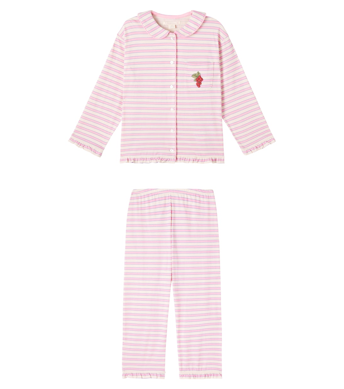 Pio striped cotton pajama set | Konges Sløjd