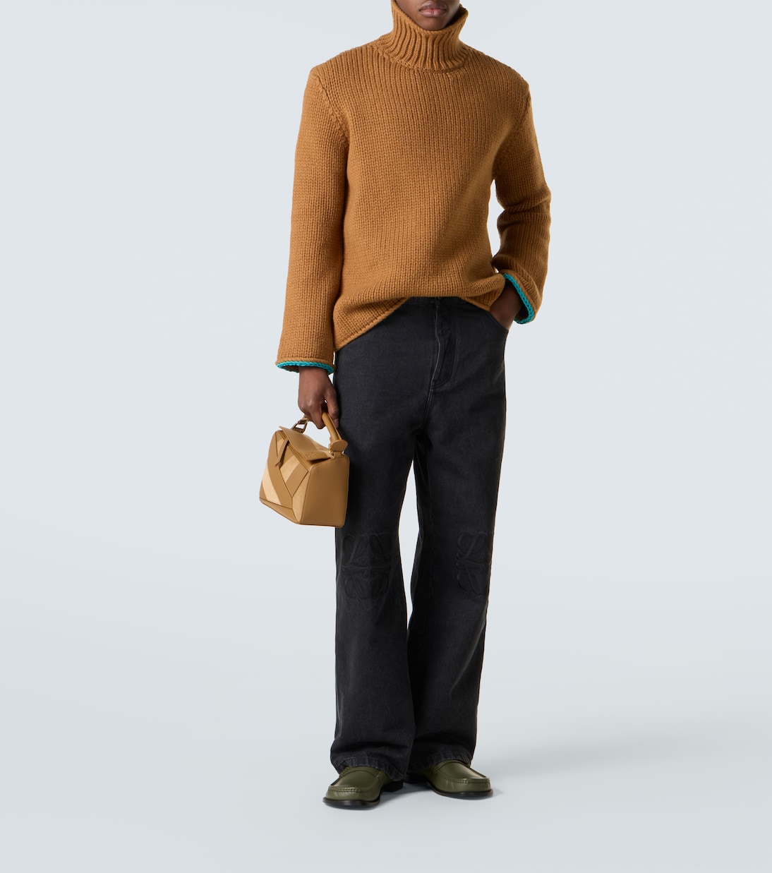 Anagram阔腿牛仔裤 | Loewe