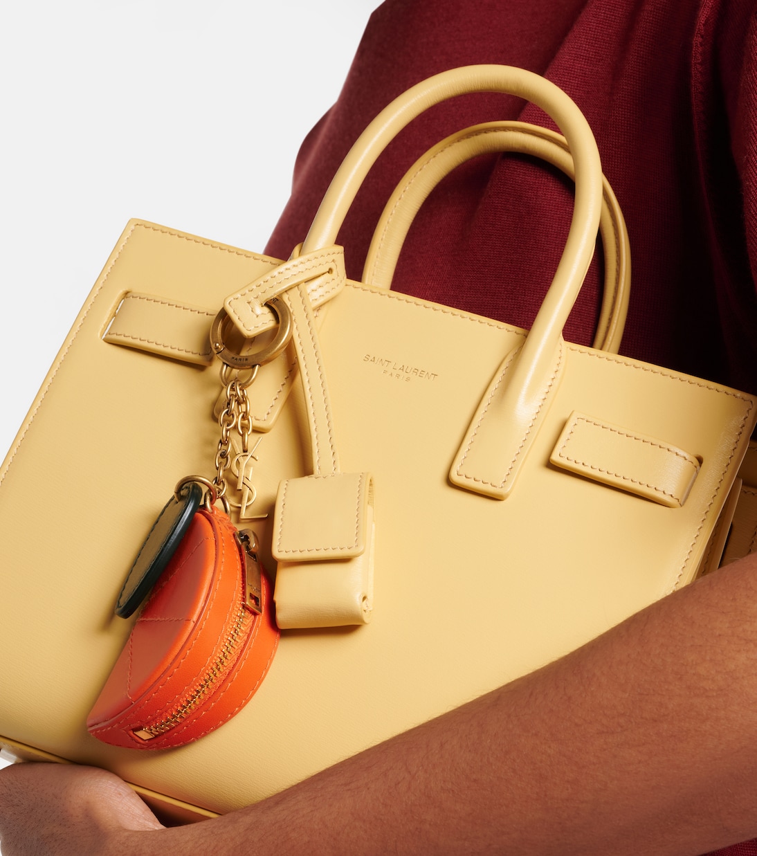 皮革钥匙链 | Saint Laurent