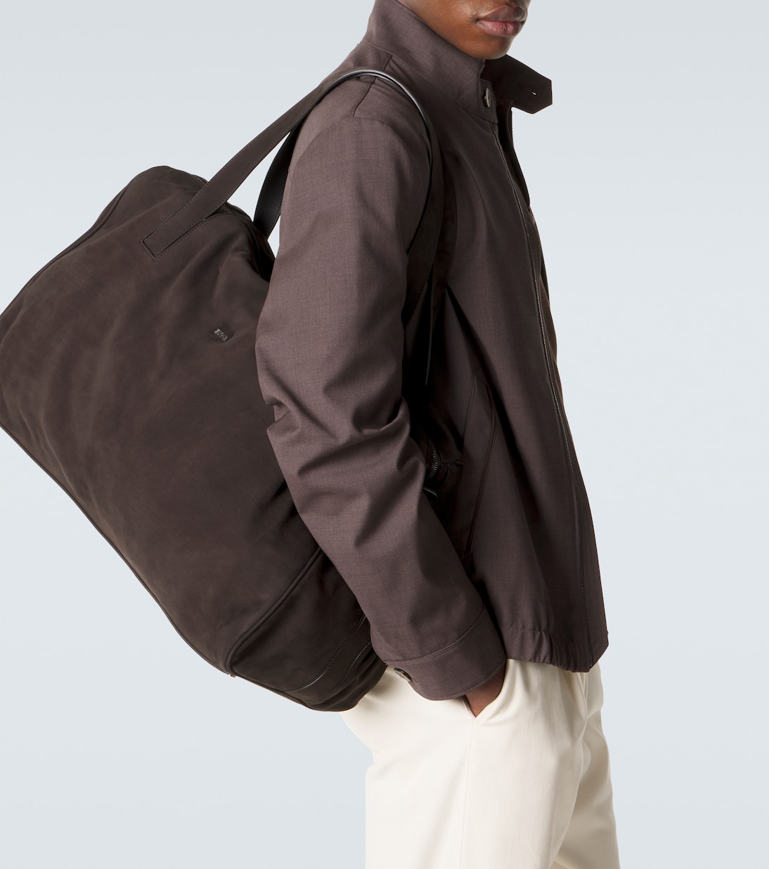 Leather duffel bag | Zegna