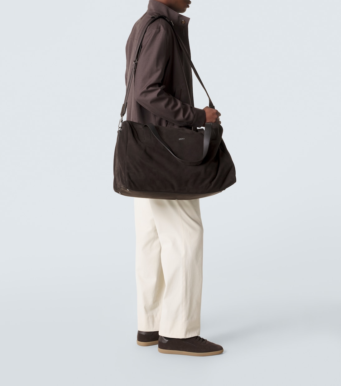 Leather duffel bag | Zegna