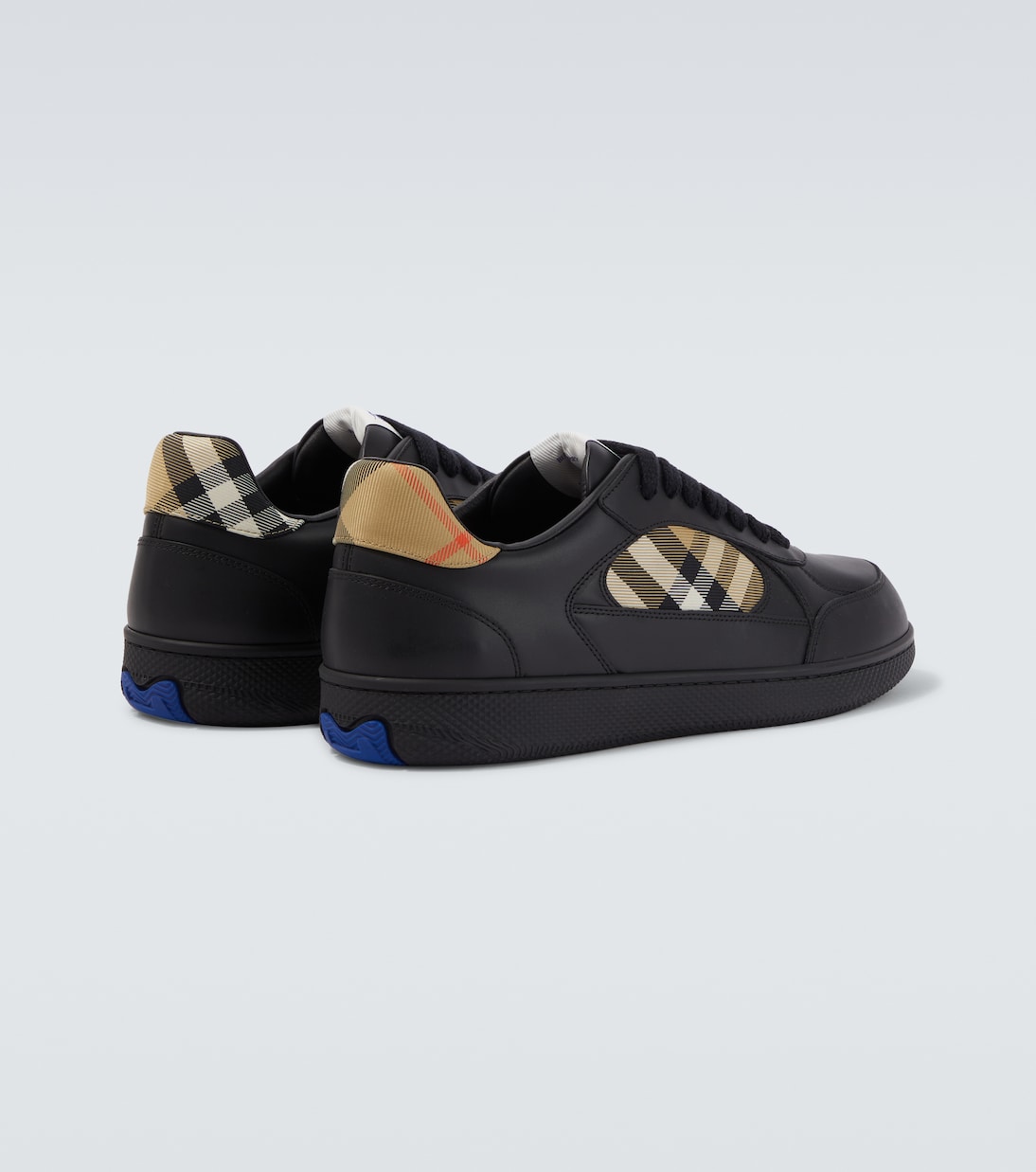 Burberry Check leather sneakers | Burberry