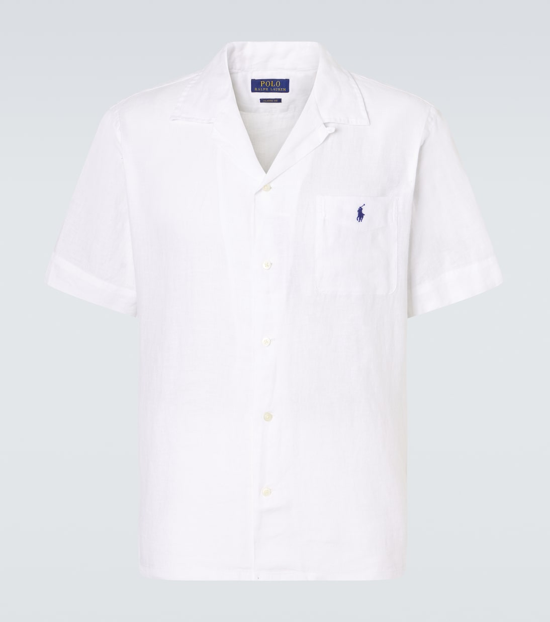 Embroidered linen shirt | Polo Ralph Lauren