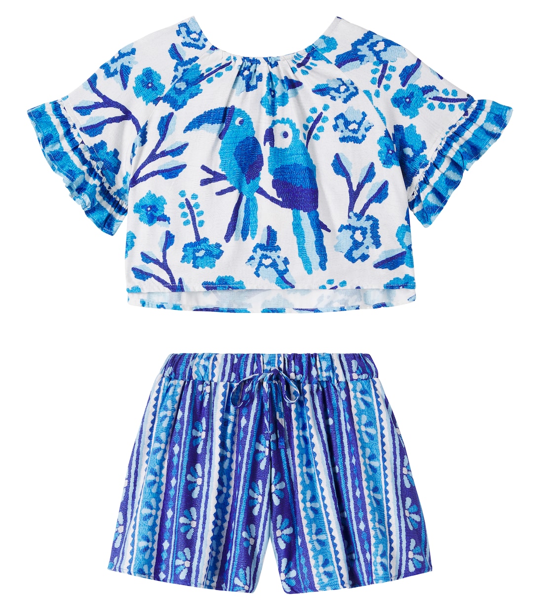 Printed top and shorts set | Fábula