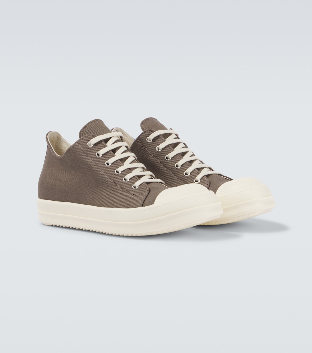 DRKSHDW Temple denim low-top sneakers | Rick Owens