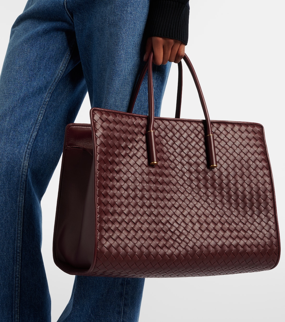 Bolso Barbara Medium de piel Intrecciato | Bottega Veneta