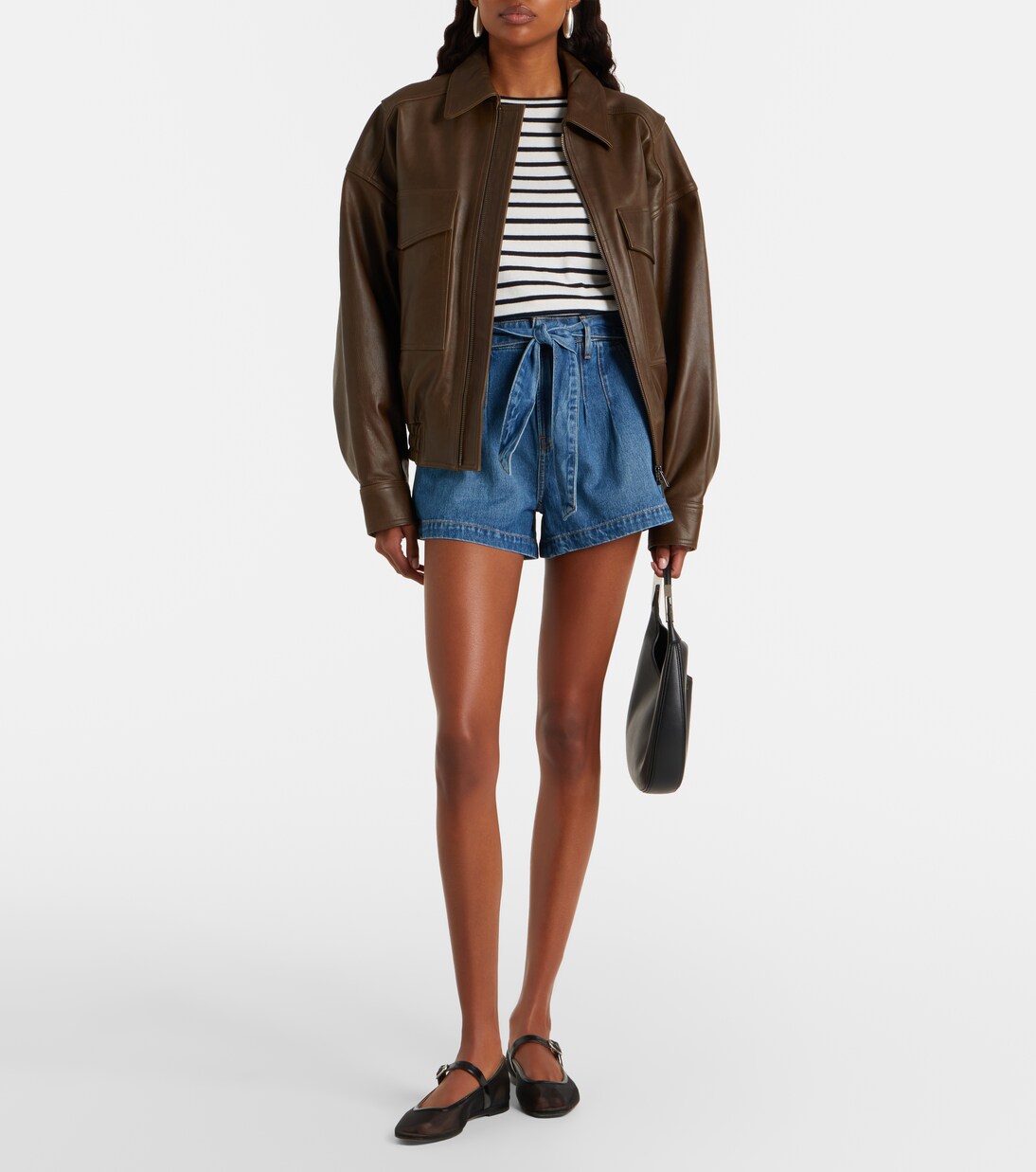 Jaylen denim shorts | Veronica Beard