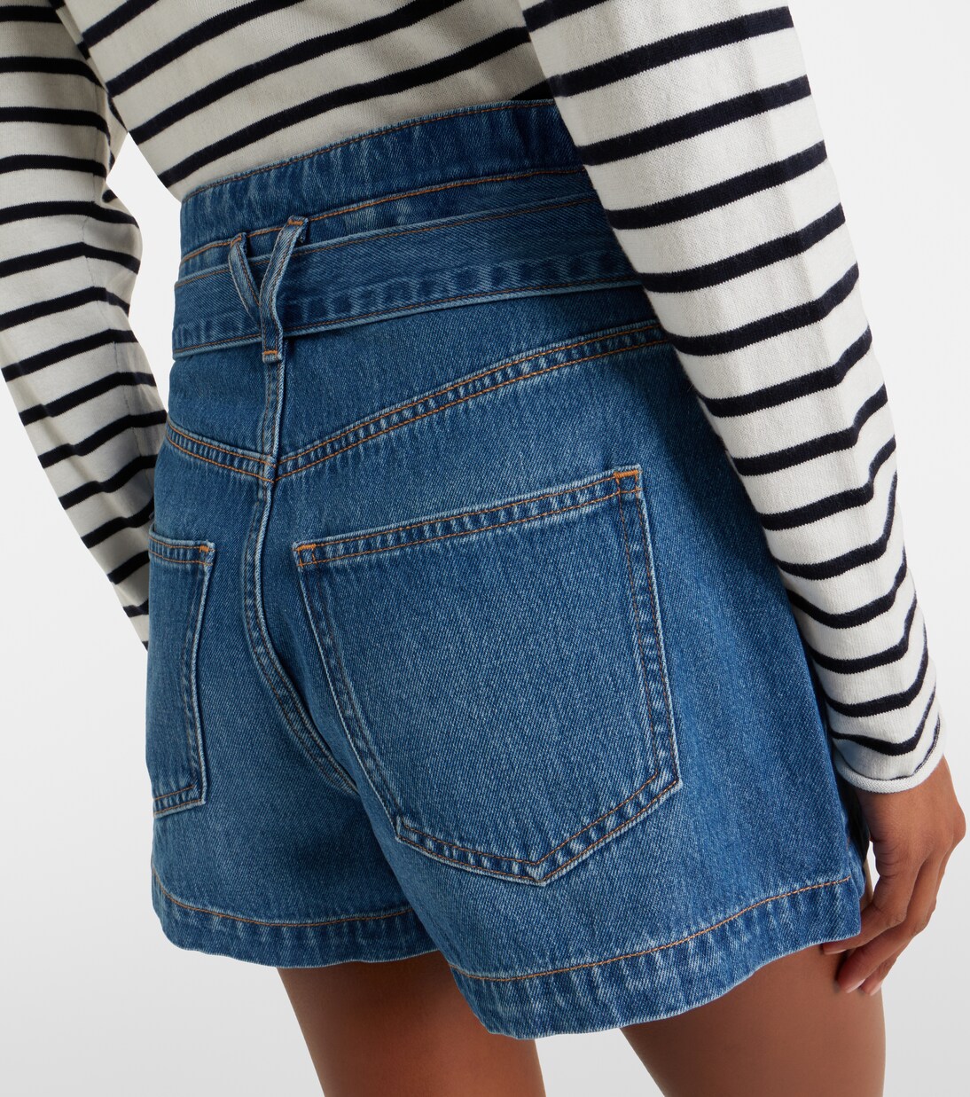 Jaylen denim shorts | Veronica Beard