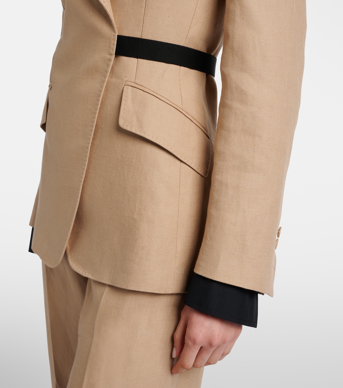 Fionda linen blazer  | Max Mara