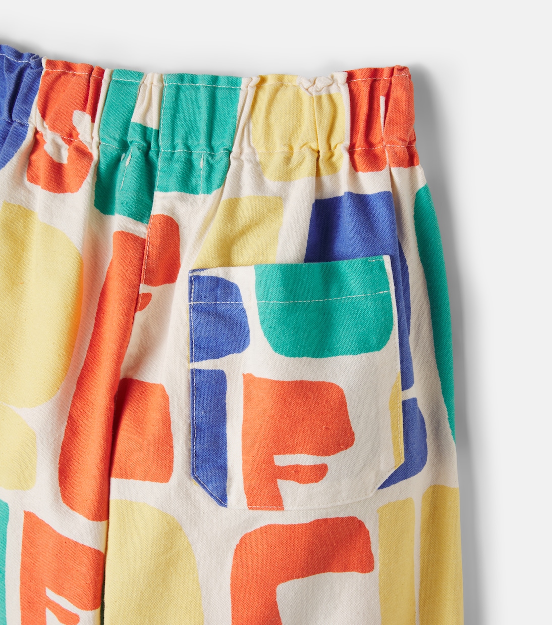 Logo printed cotton pants | Bobo Choses