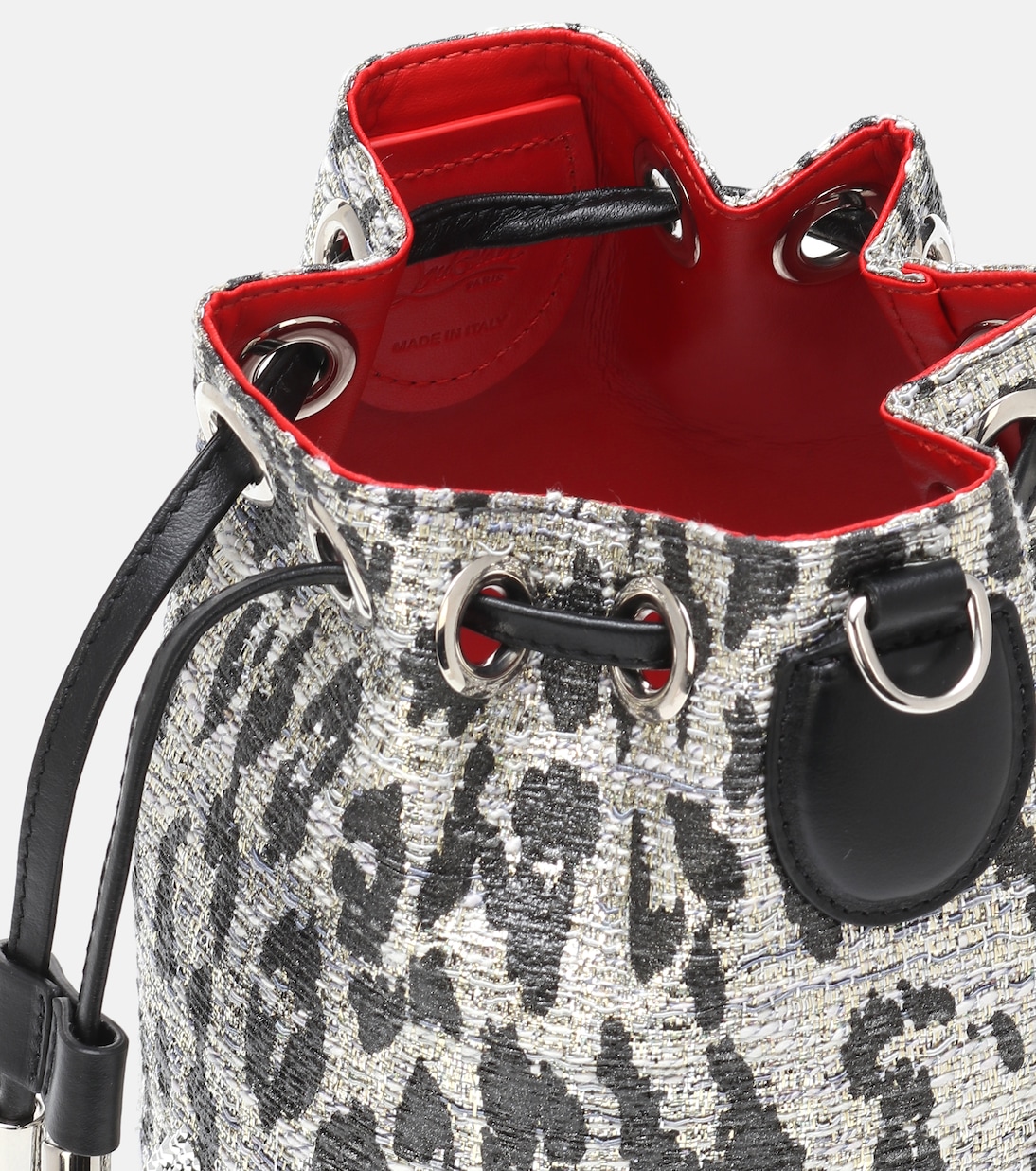 Bucket-Bag Marie Jane mit Kristallen | Christian Louboutin