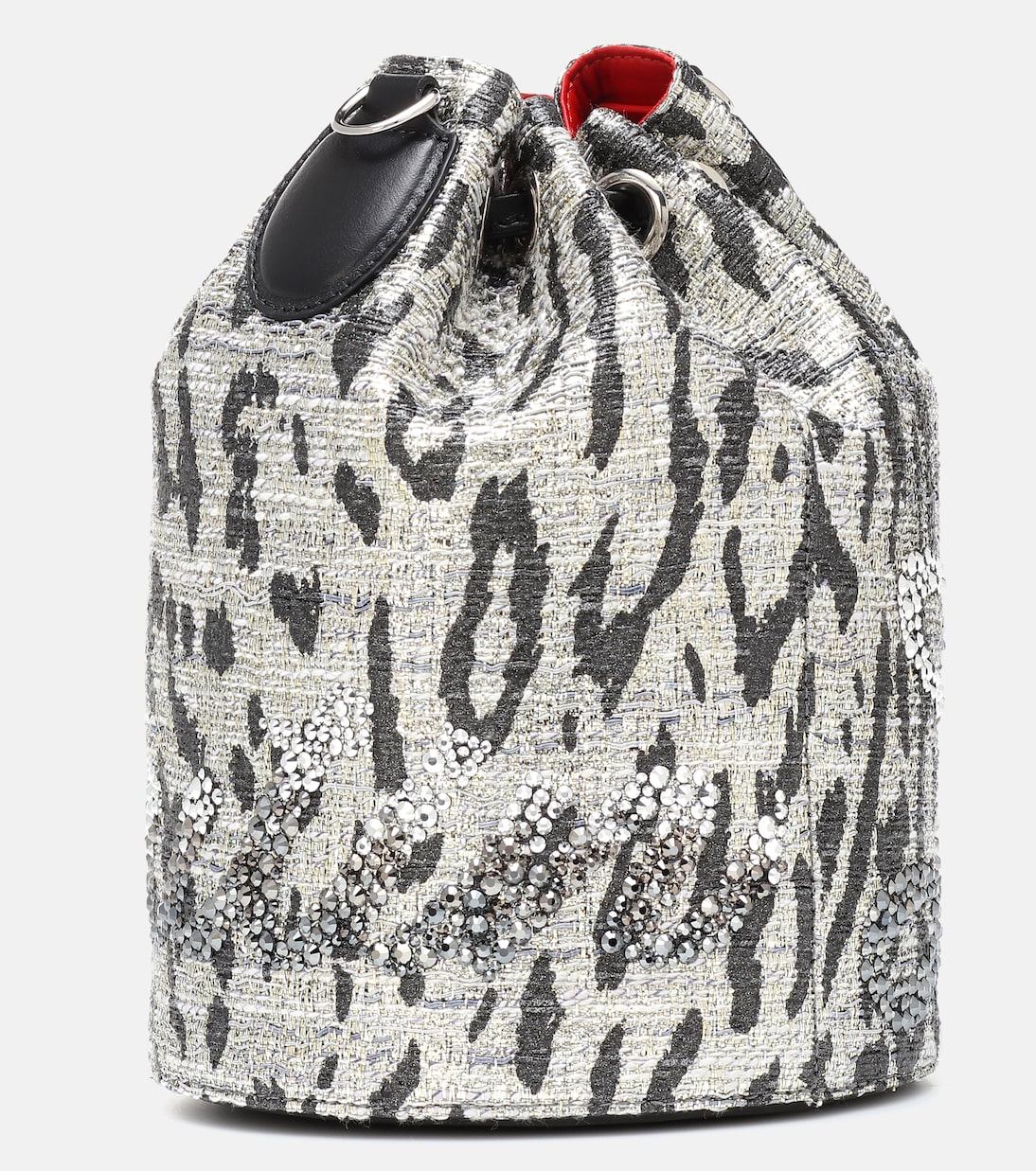 Bucket-Bag Marie Jane mit Kristallen | Christian Louboutin