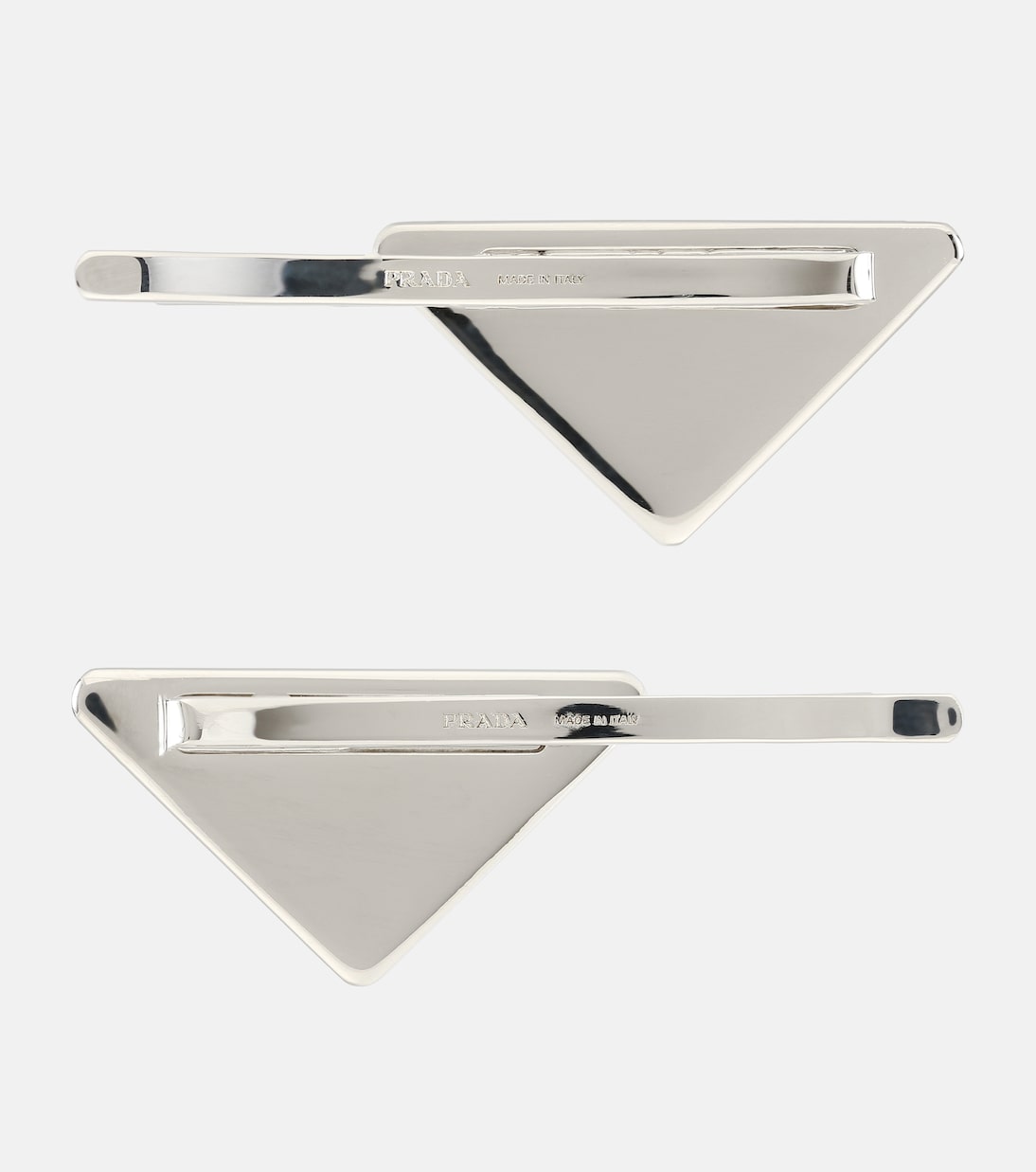 Set di 2 fermacapelli con logo | Prada