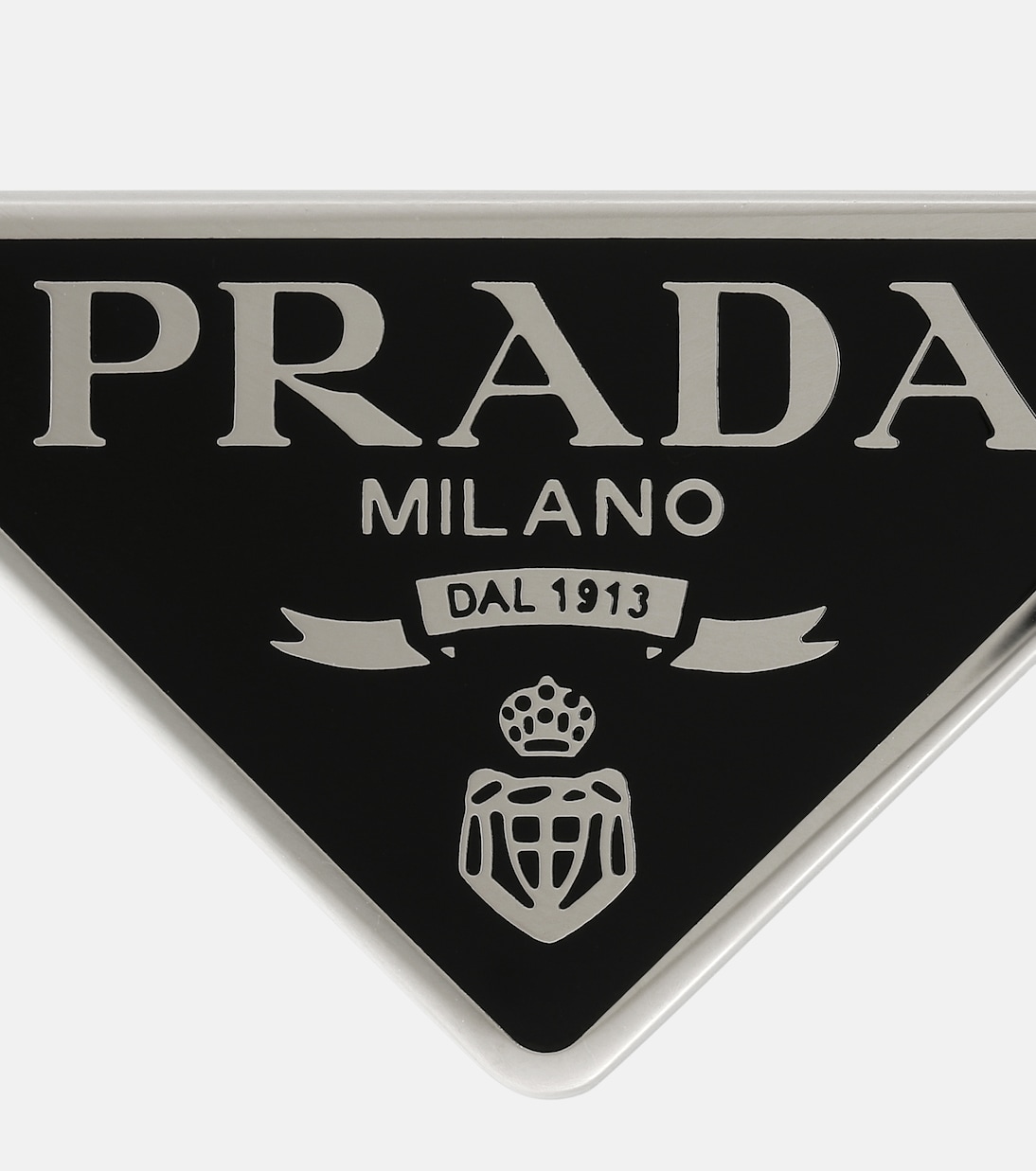 Set di 2 fermacapelli con logo | Prada