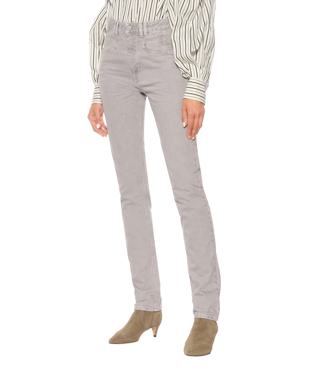 Jeans ajustados Dominic tiro alto | Isabel Marant