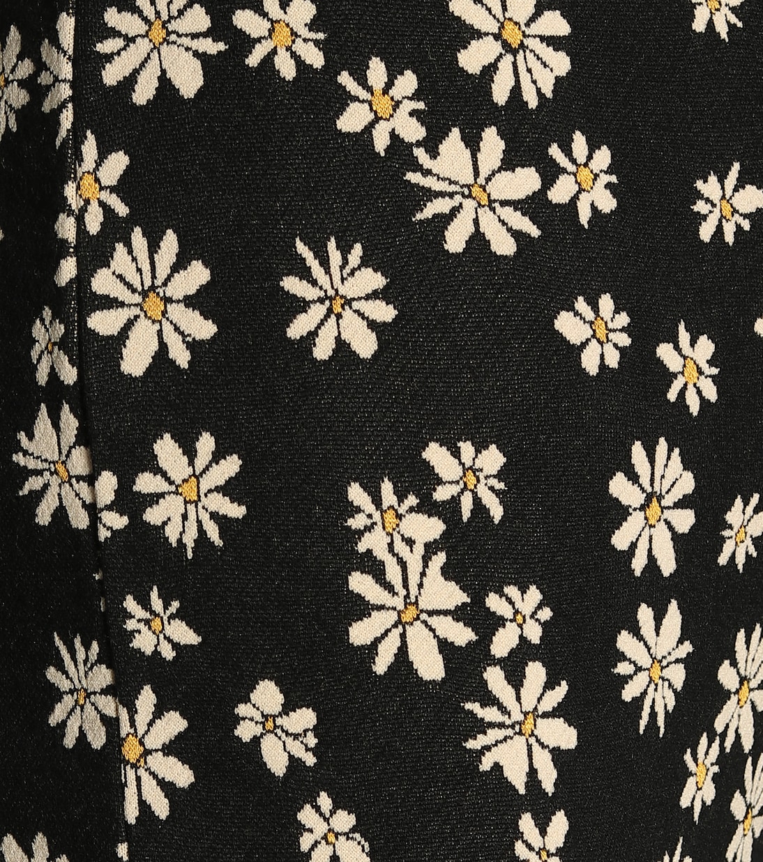 Pantaloni a Zampa Alta con Motivo Floreale di Miu Miu per Giovani Stilisti