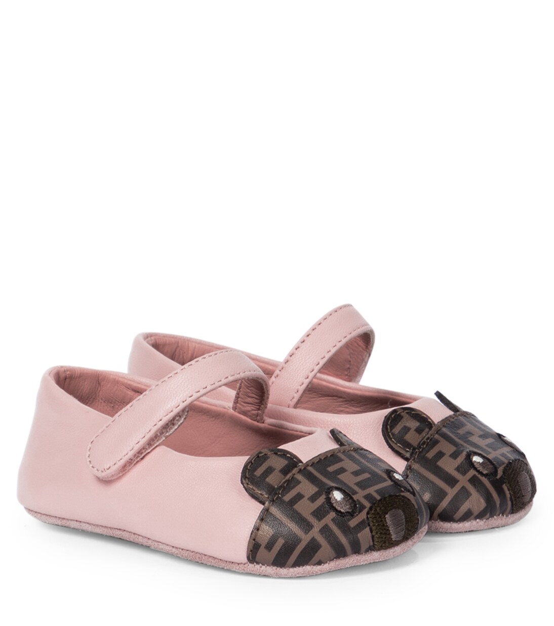 Baby Ballerinas FF aus Leder | Fendi Kids