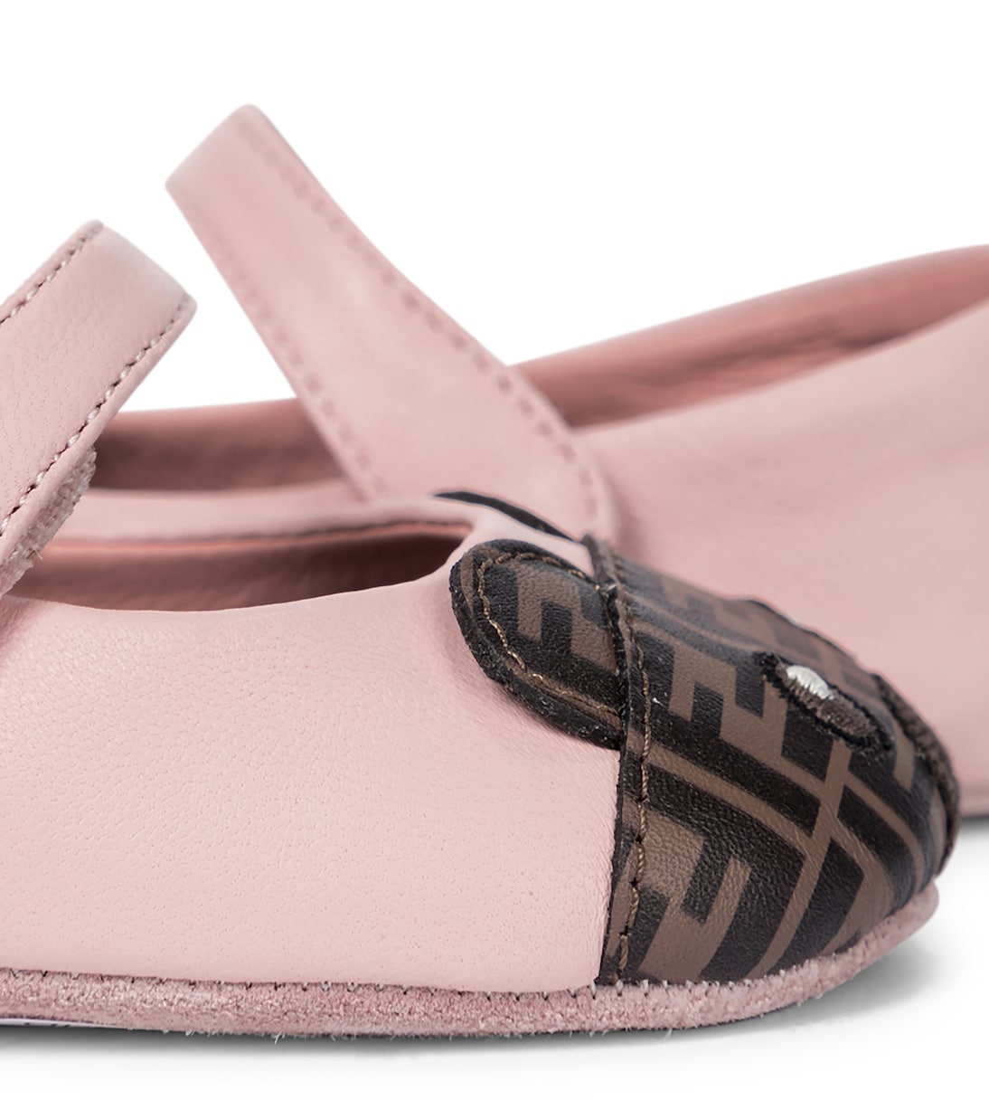Baby Ballerinas FF aus Leder | Fendi Kids