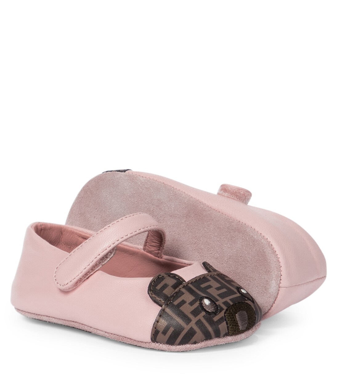 Baby Ballerinas FF aus Leder | Fendi Kids