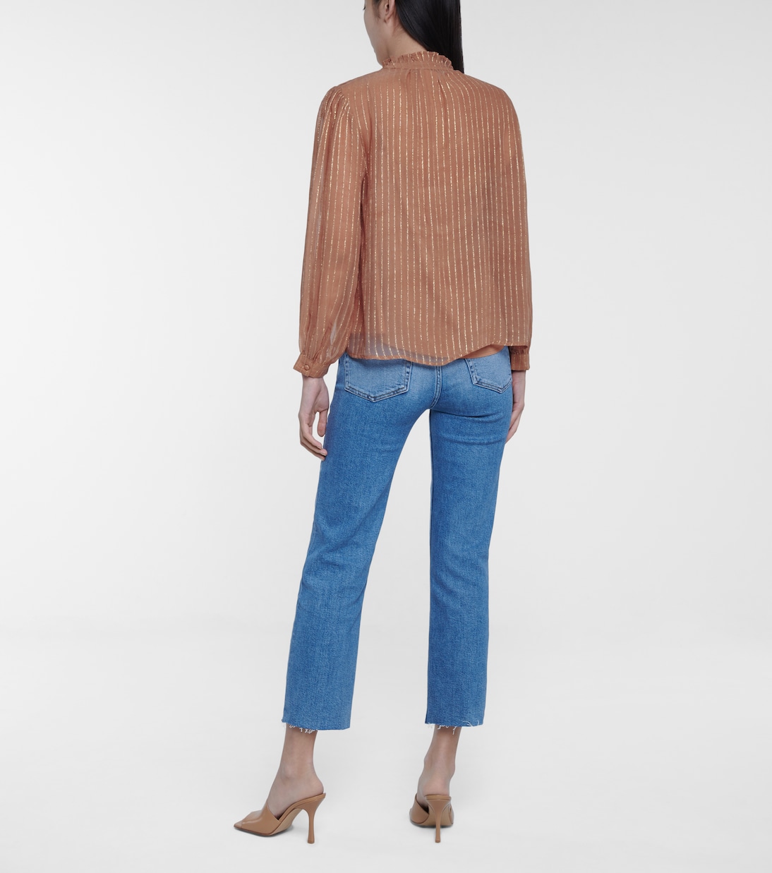 Tomei striped blouse | Velvet