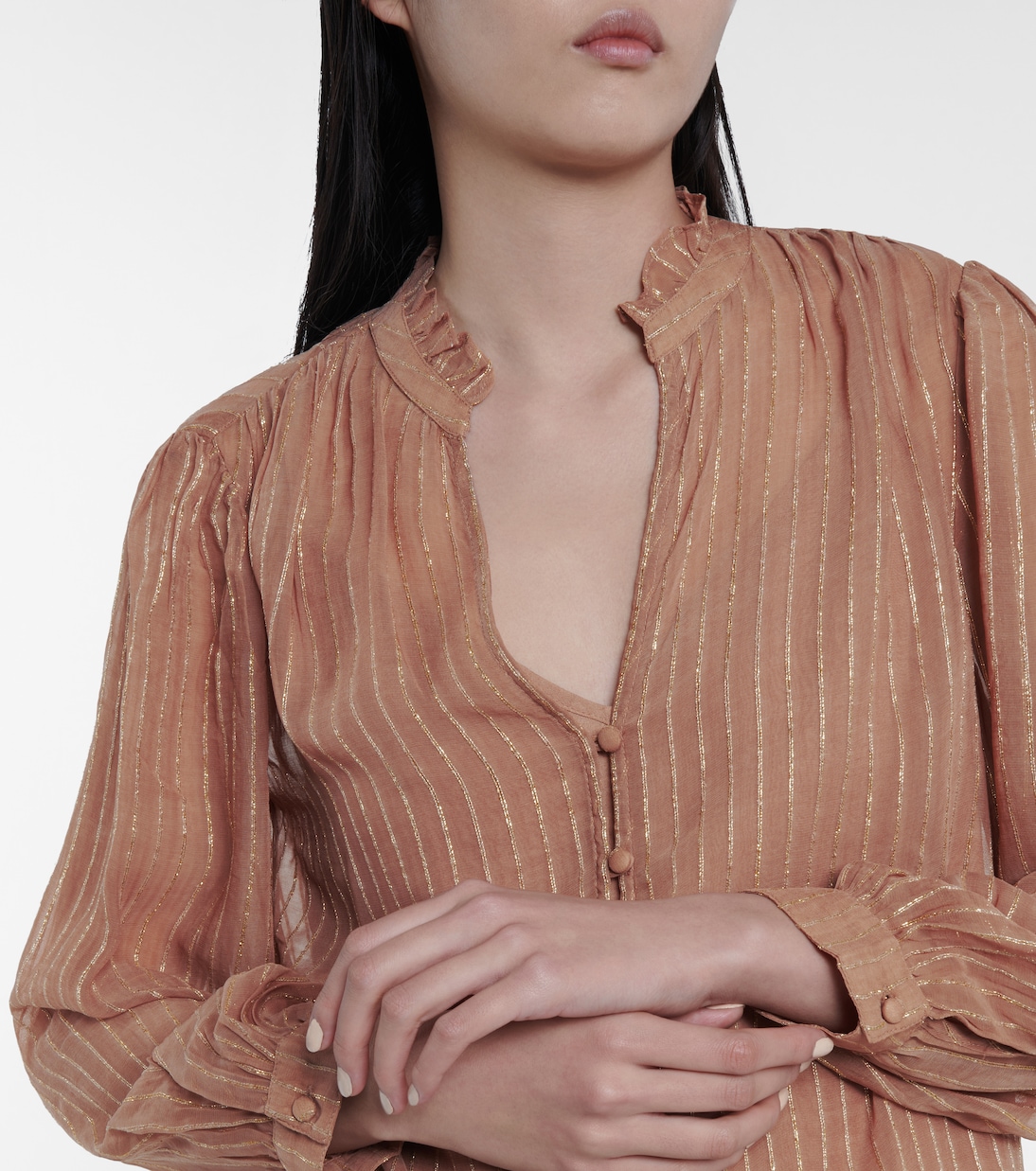 Tomei striped blouse | Velvet