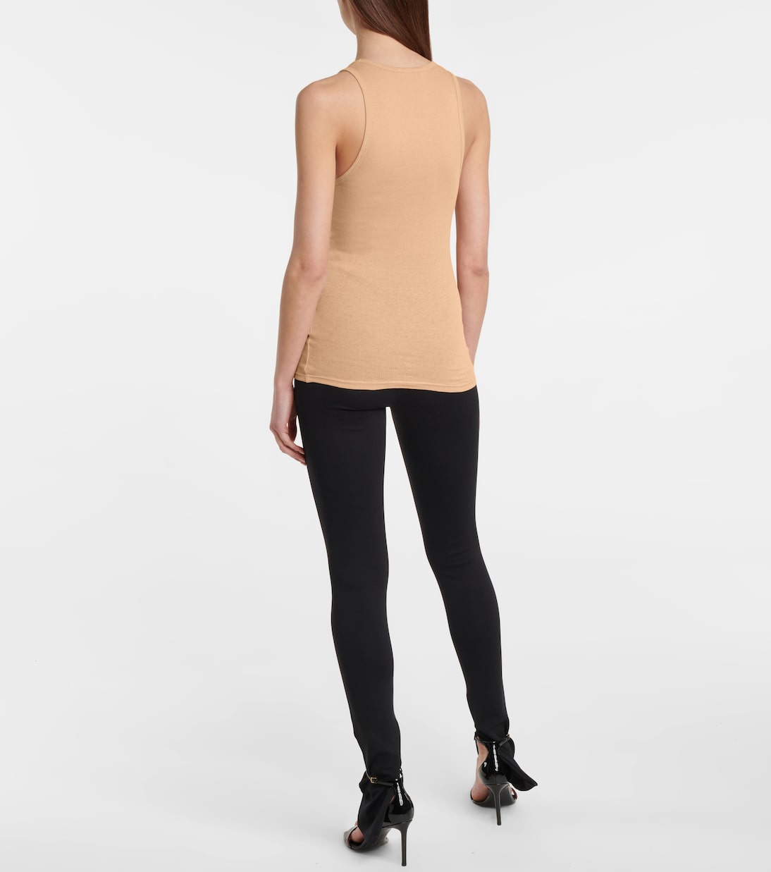 Ribbed-knit cotton tank top | Wardrobe.NYC