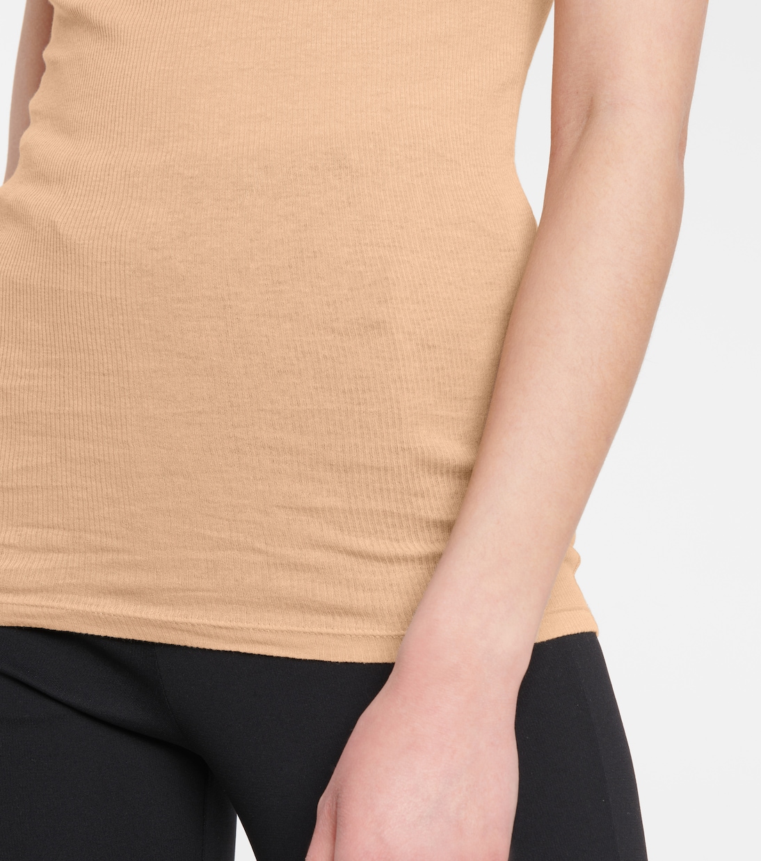 Ribbed-knit cotton tank top | Wardrobe.NYC